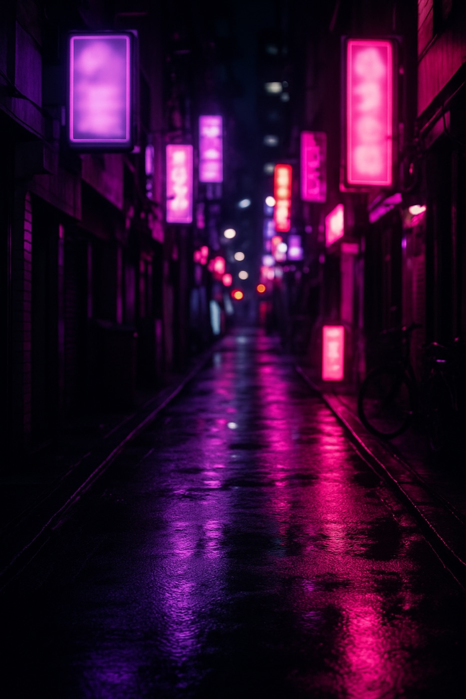 歌舞伎町の夜の路地